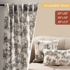 Savana Jouy Throw Pillow Covers