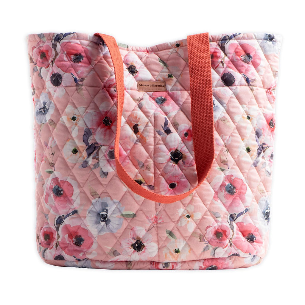 Romantic Poppy Shopping Bags