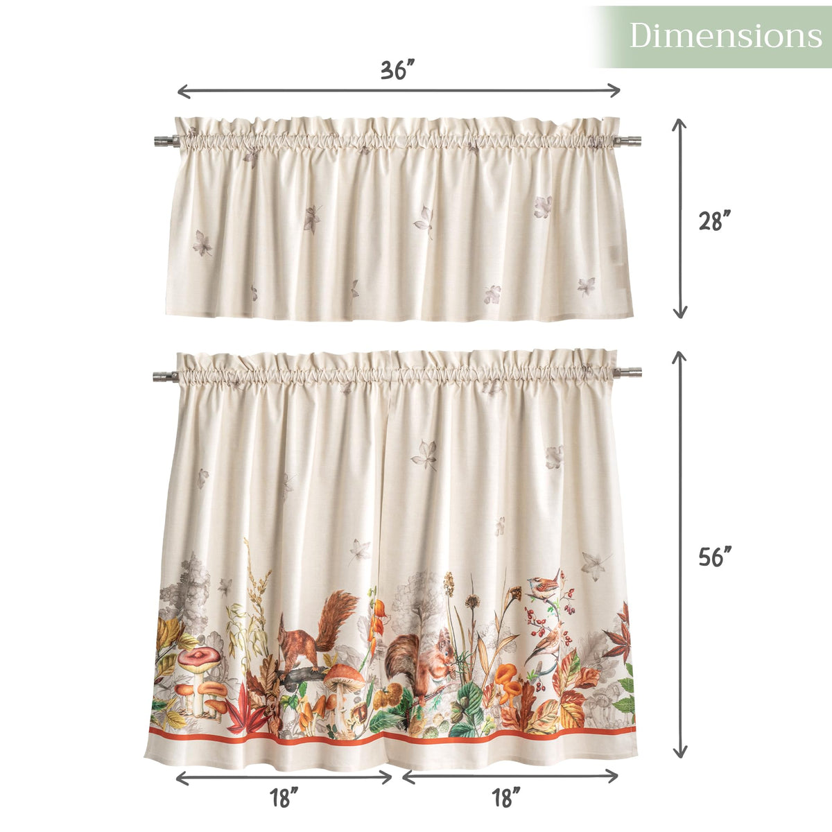 Recolte Kitchen Curtains