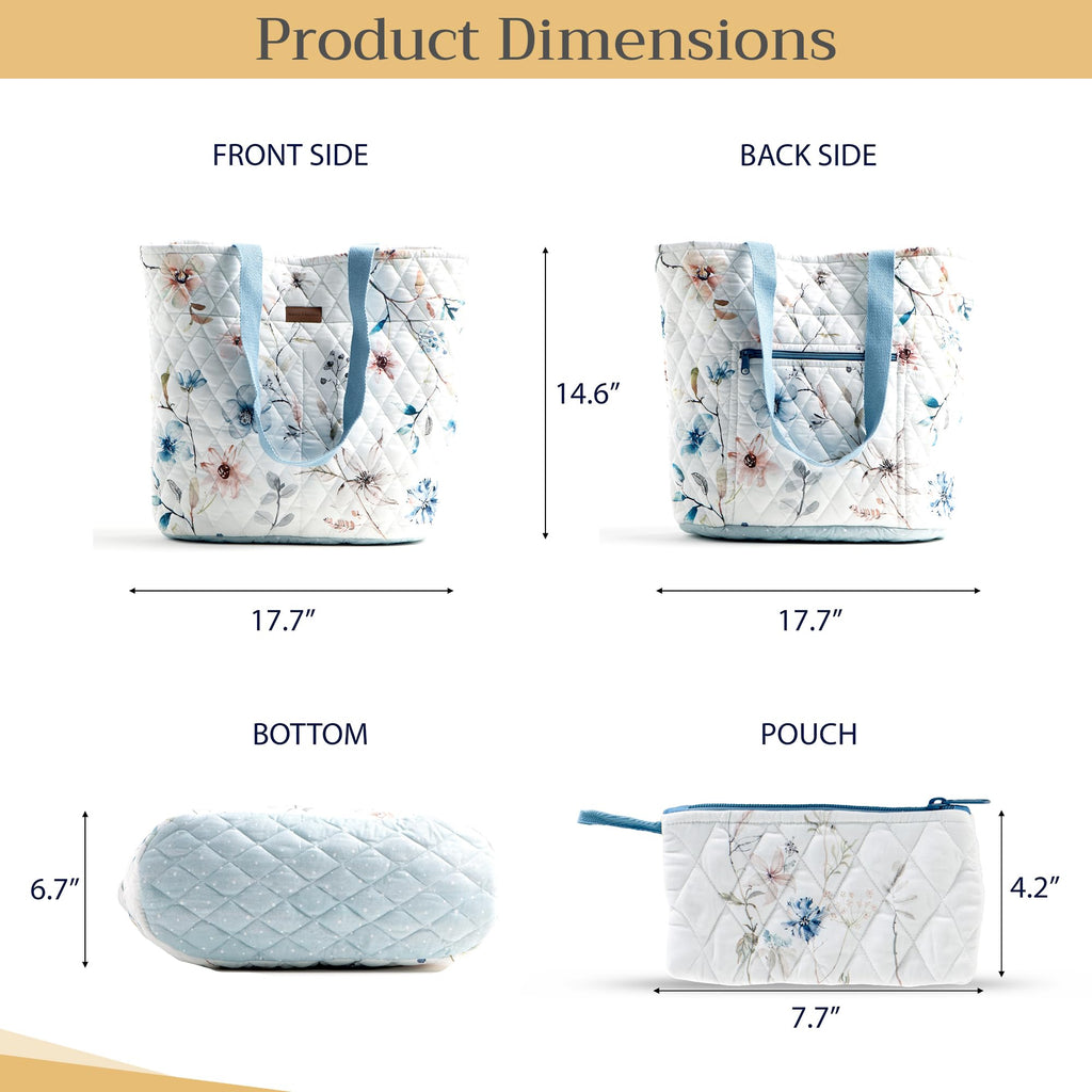 Ice Florals Shopping Bags