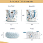 Ice Florals Shopping Bags