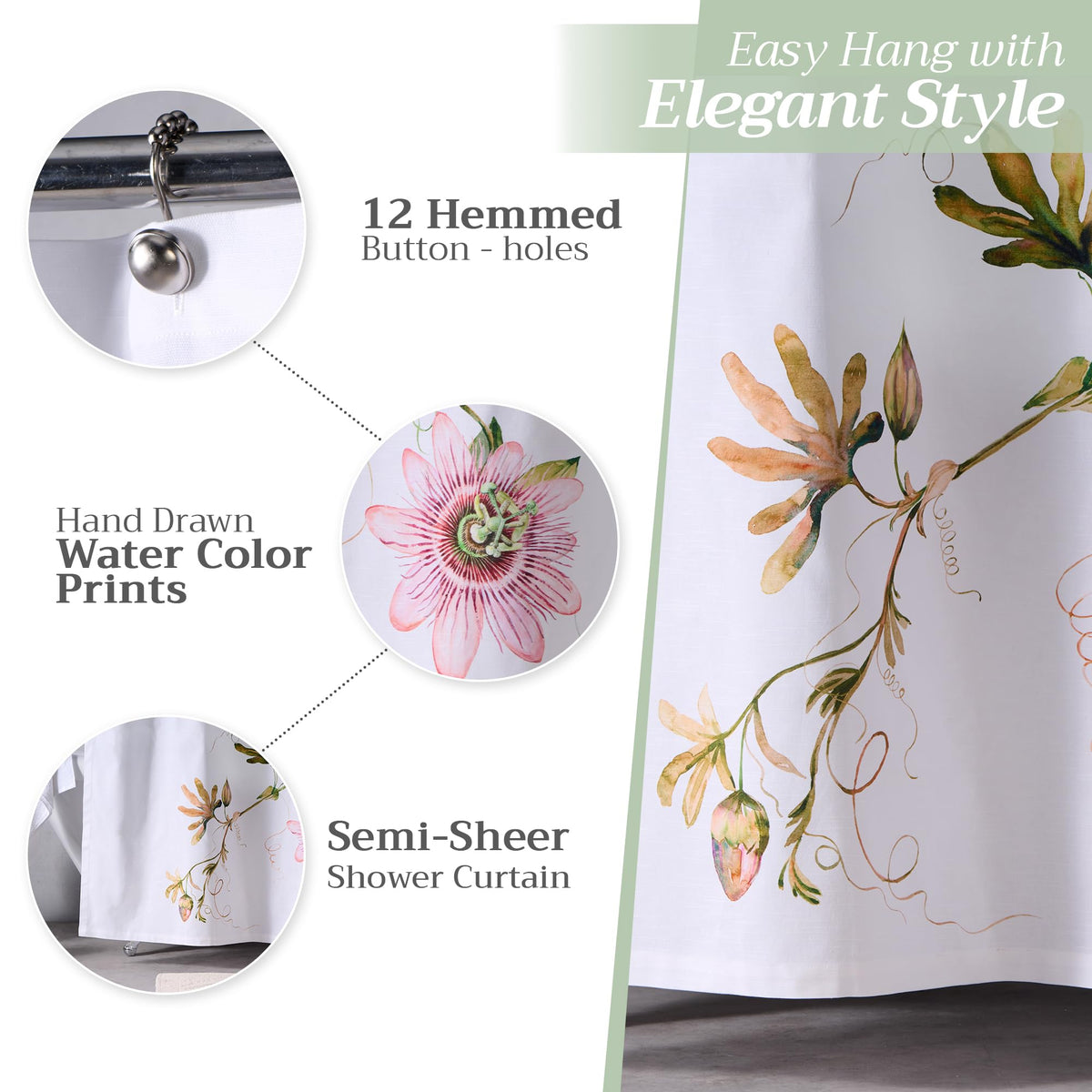 Passion Shower Curtains