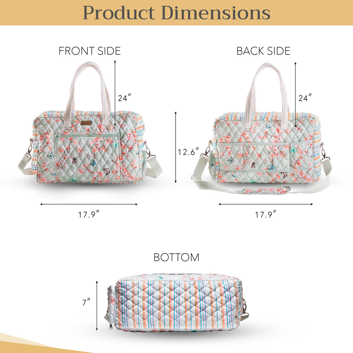 Blossoms in Spring Weekend Bags