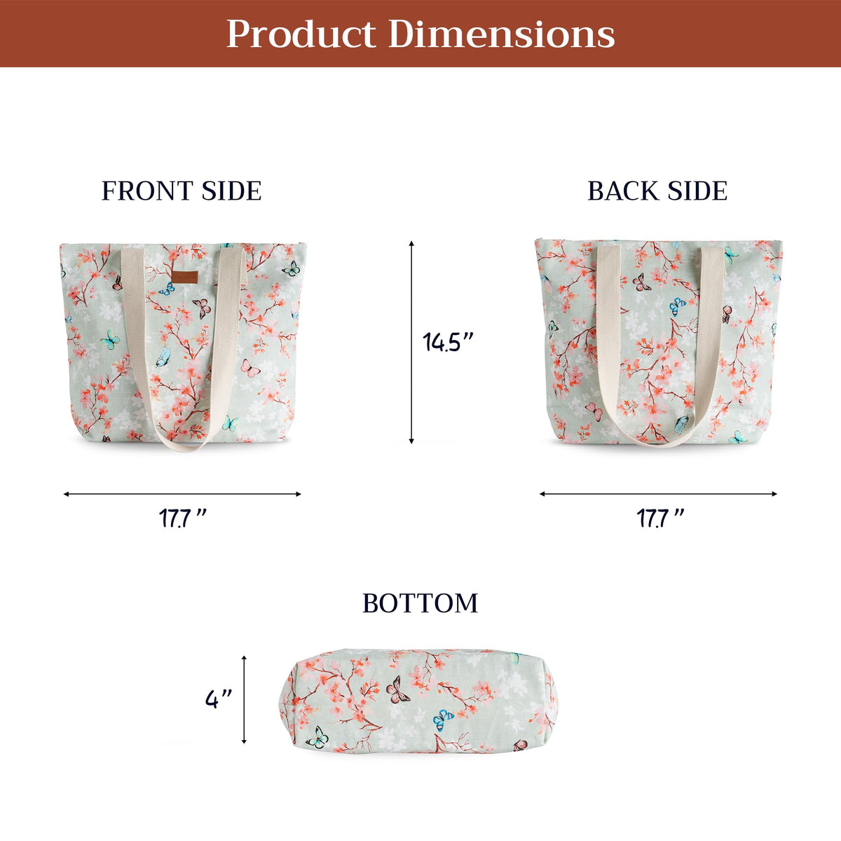 Blossoms in Spring Canvas Tote Bags