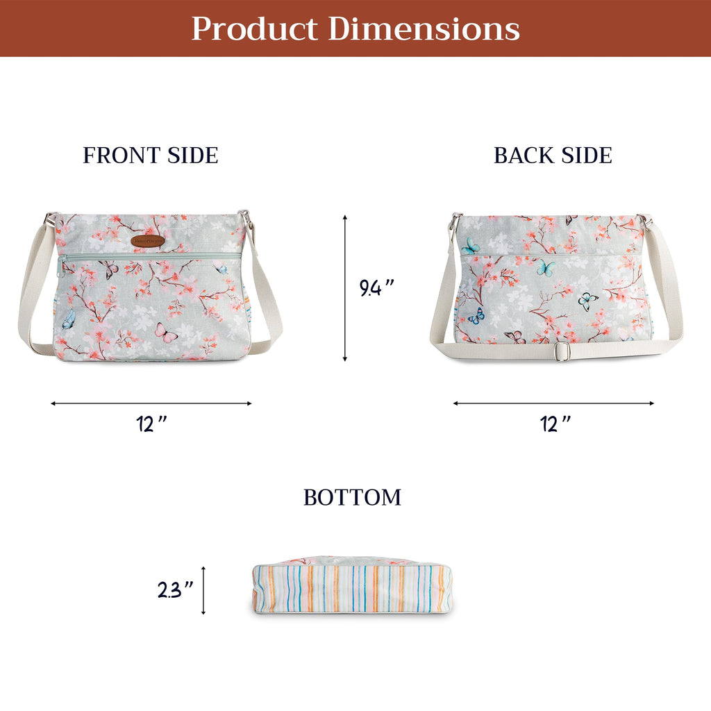 Blossoms in Spring Cross Body Bags