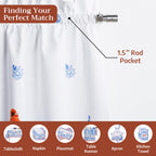Amsterdam Canals Kitchen Curtains
