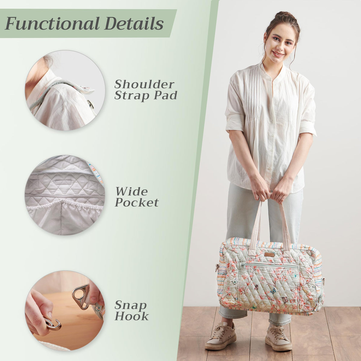 Blossoms in Spring Weekend Bags