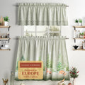 Winter Mornings Kitchen Curtains