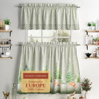 Winter Mornings Kitchen Curtains