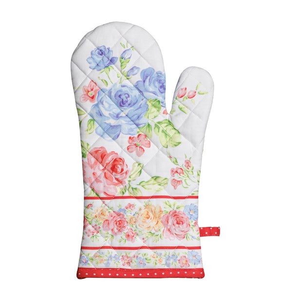 Vintage Floral Oven Mitts