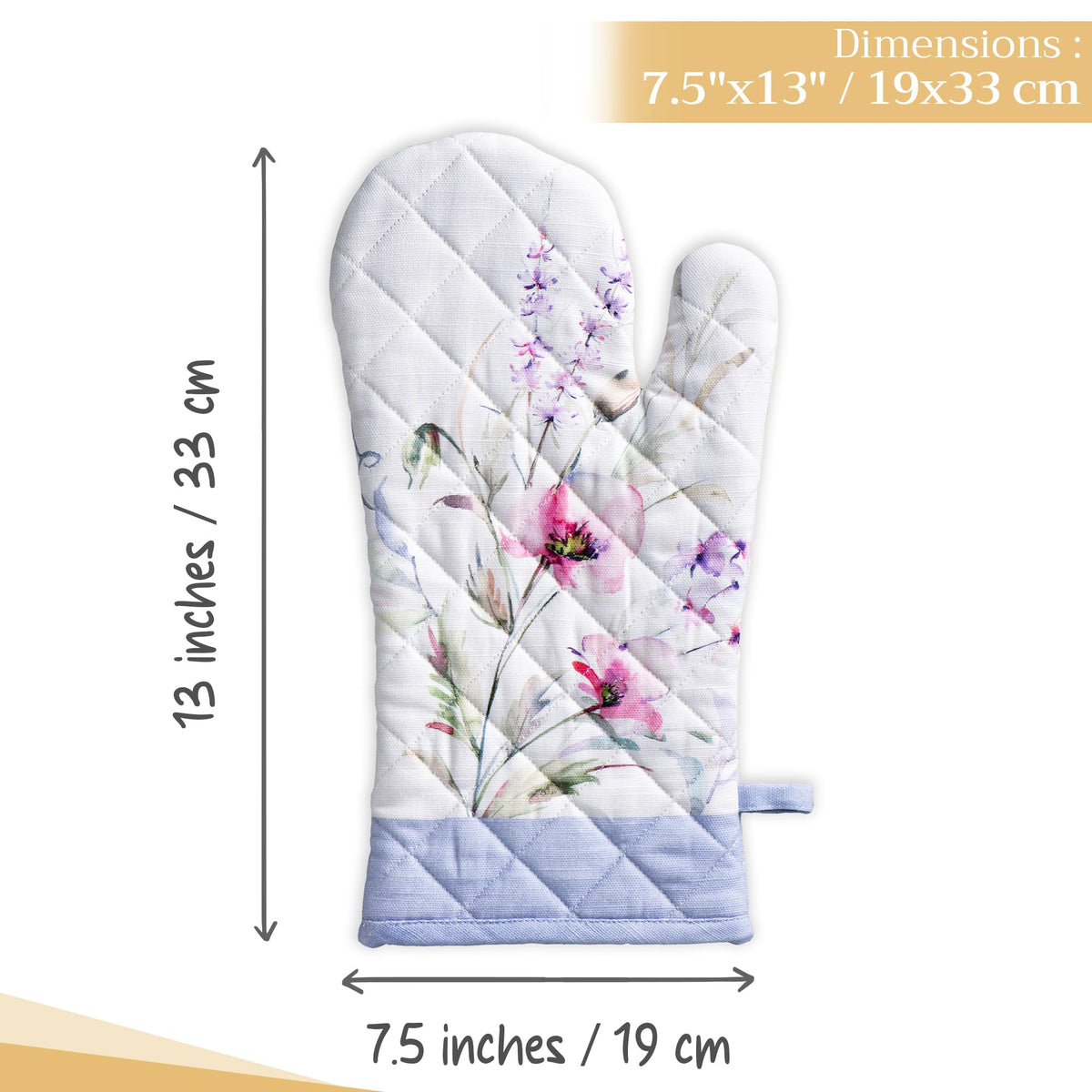 Summer Floral Oven Mitts
