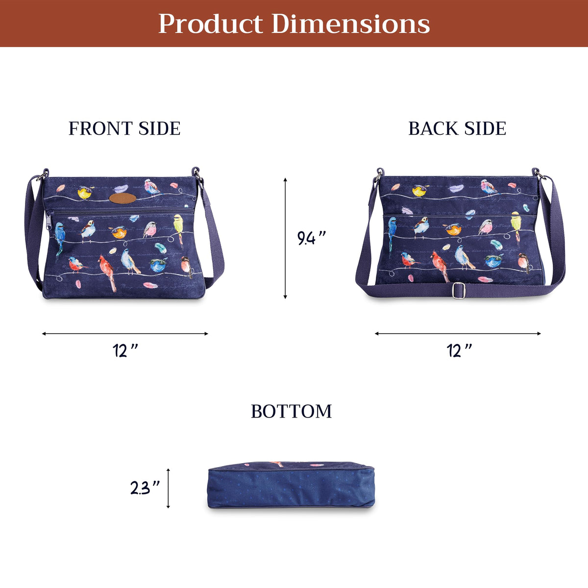 Birdies on Wire Cross Body Bags
