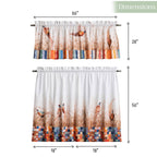 Faisan D'Automne Kitchen Curtains