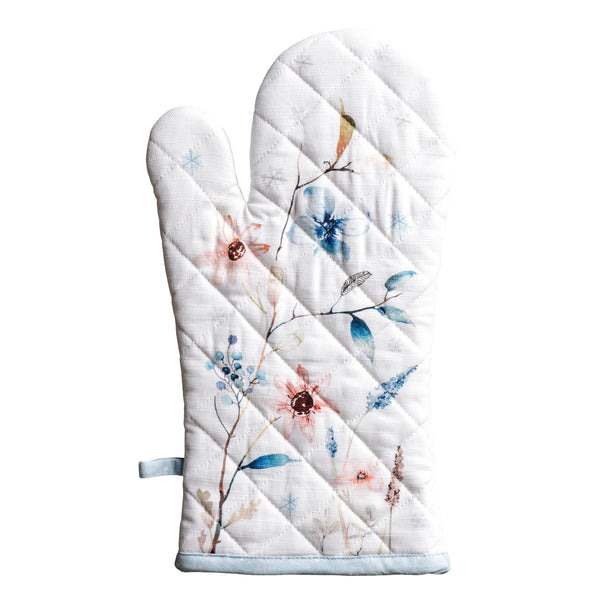 Ice Florals Oven Mitts