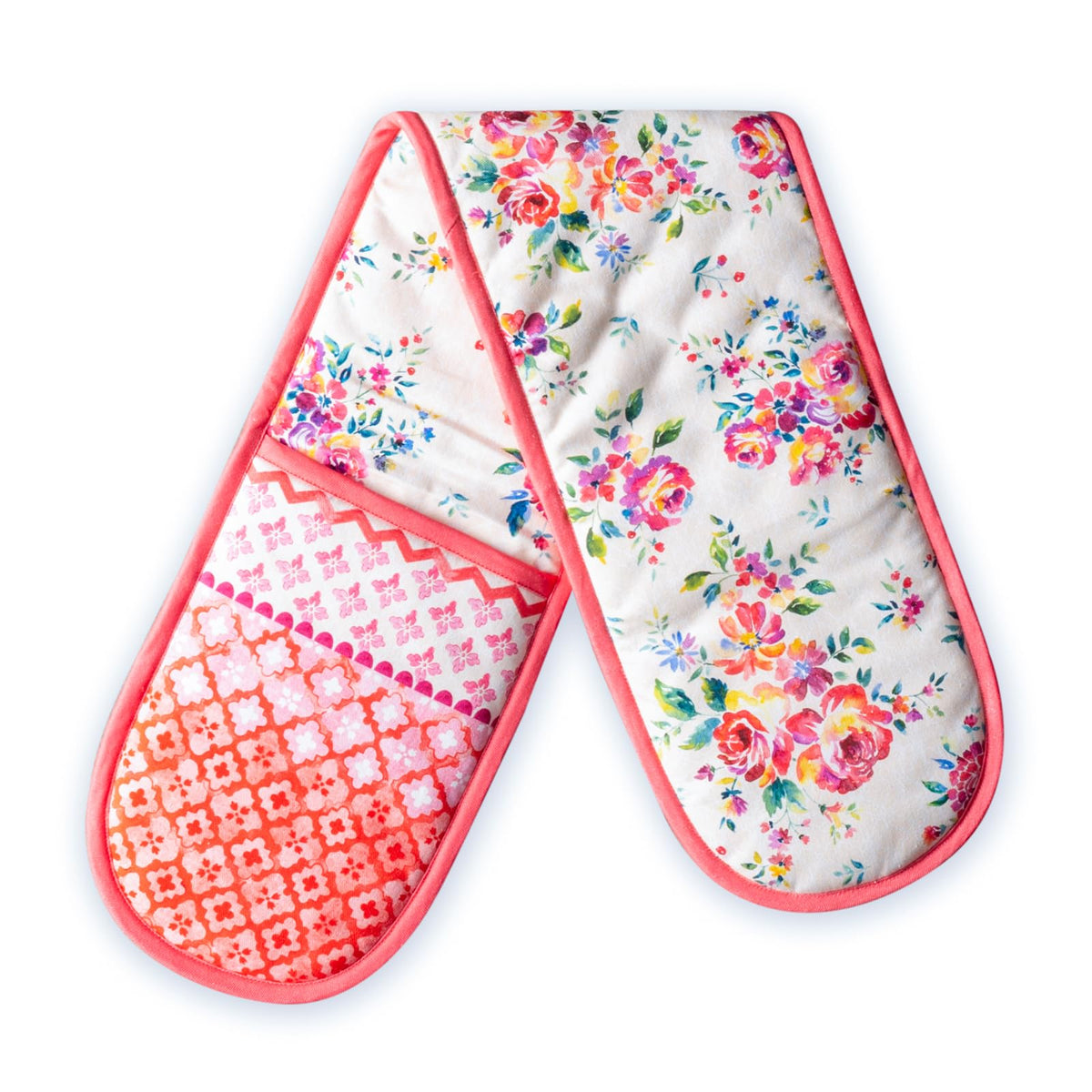 Rose Garden Double Oven Mitts