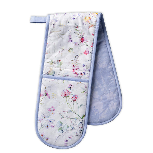 Summer Floral Double Oven Mitts
