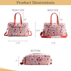 Romantic Poppy Weekend Bags