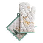 Deer In The Woods Oven Mitts + Pot Holders