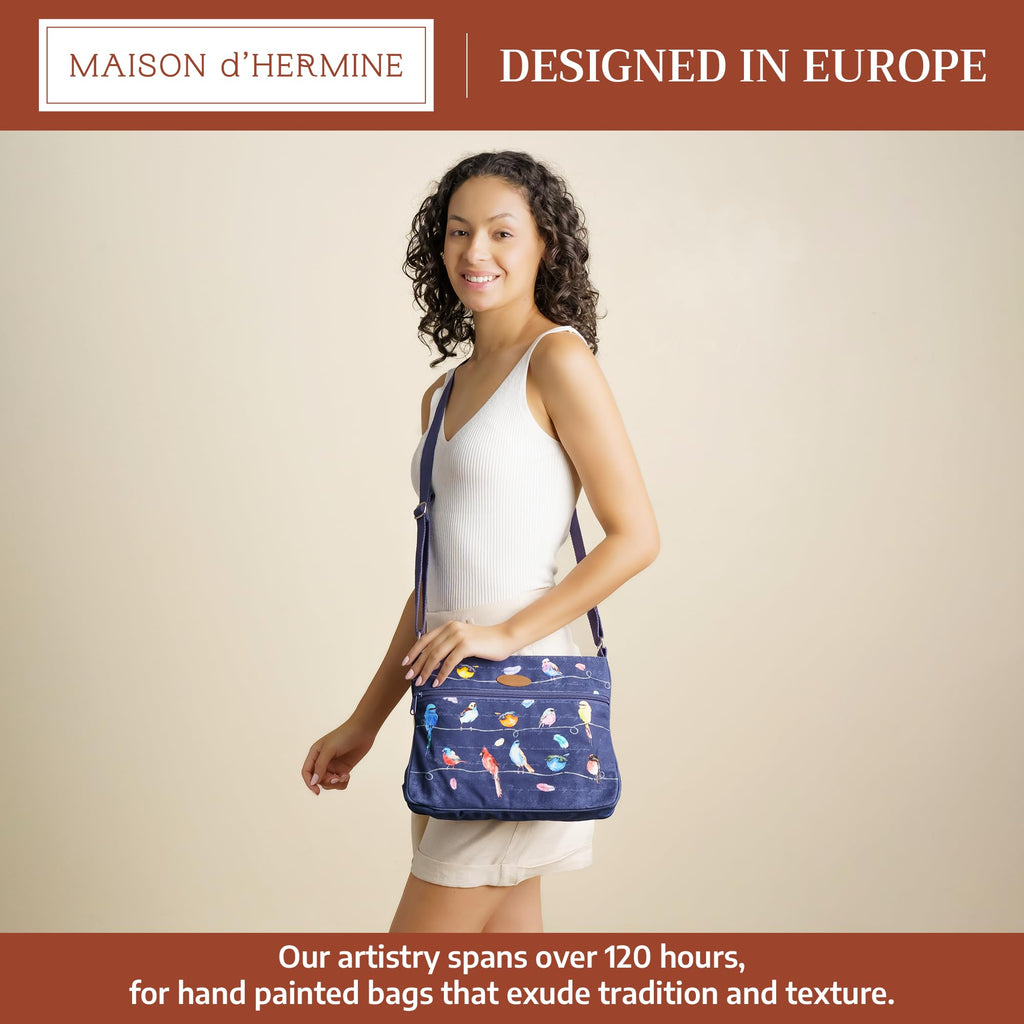 Birdies on Wire Cross Body Bags