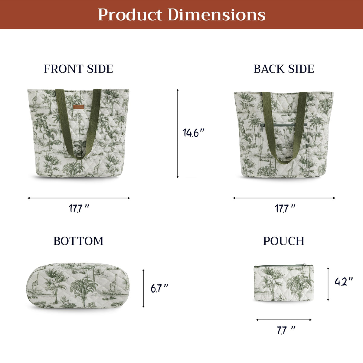 Safari Holiday Shopping Bags