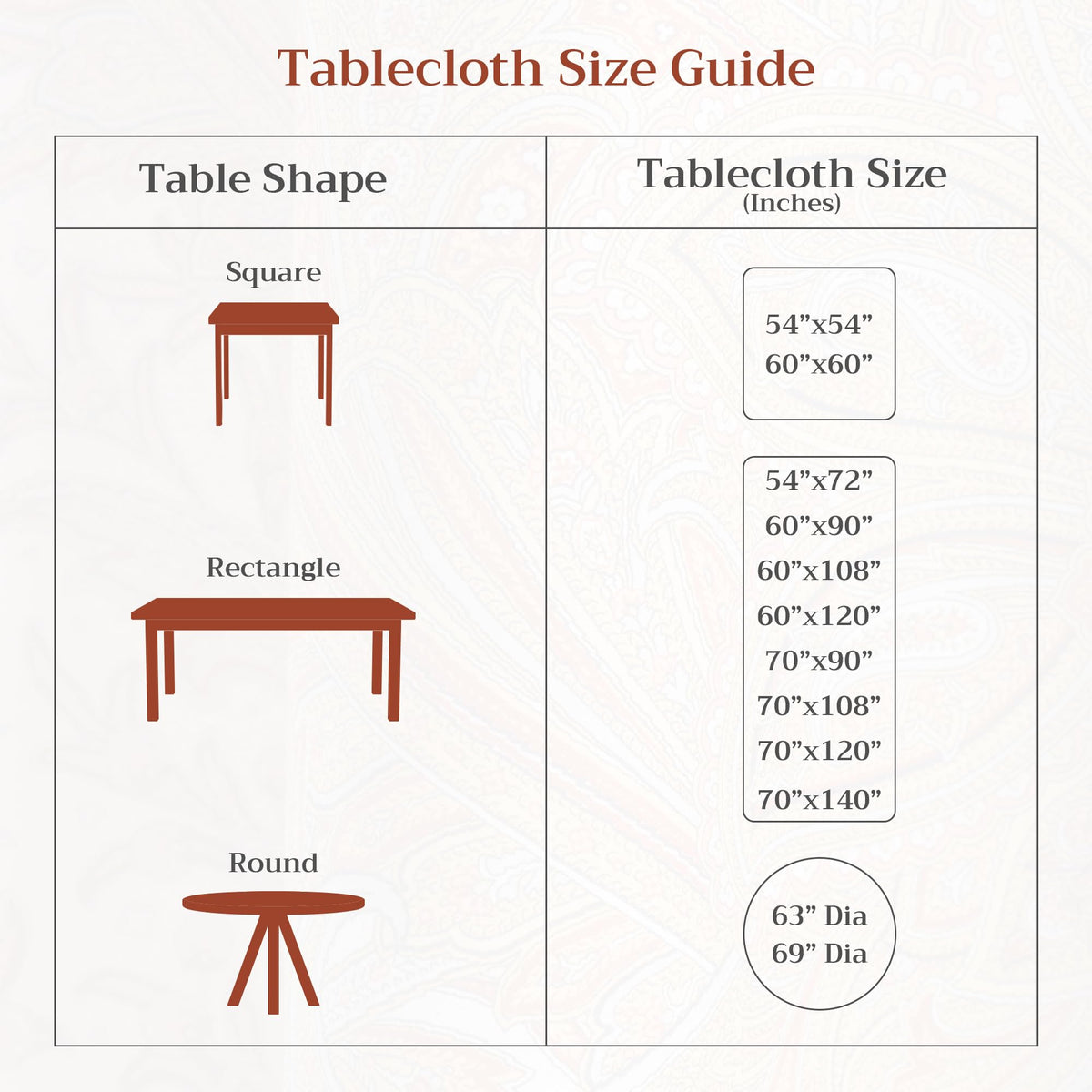 Dalida Tablecloths