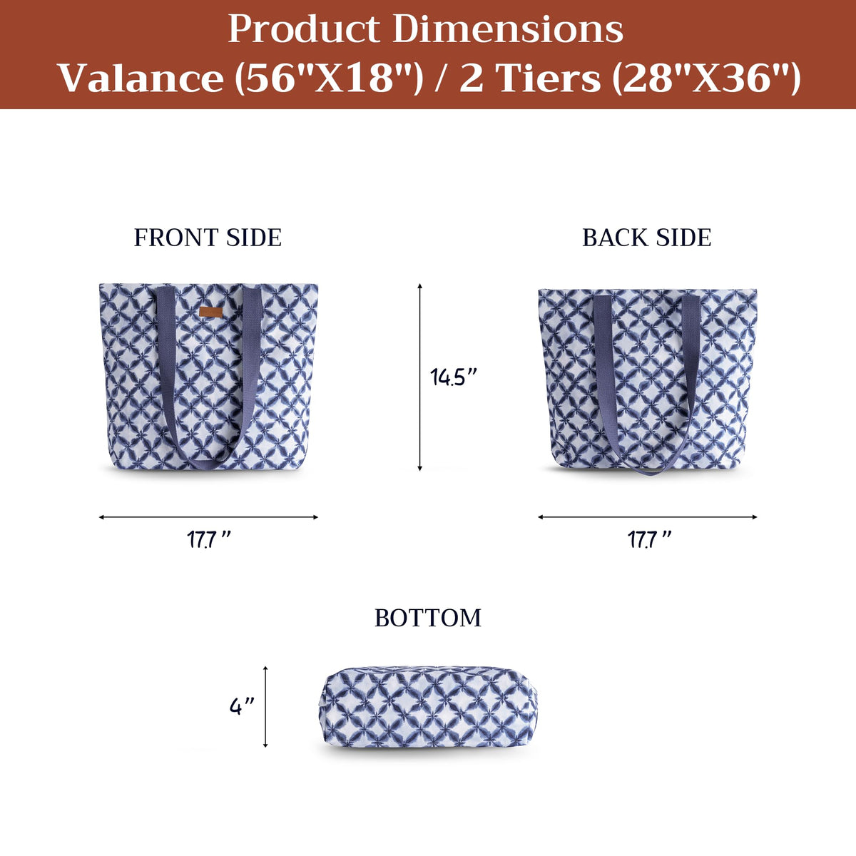 Shibori Canvas Tote Bags