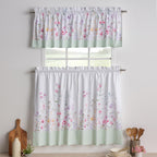 Summer Floral Kitchen Curtains