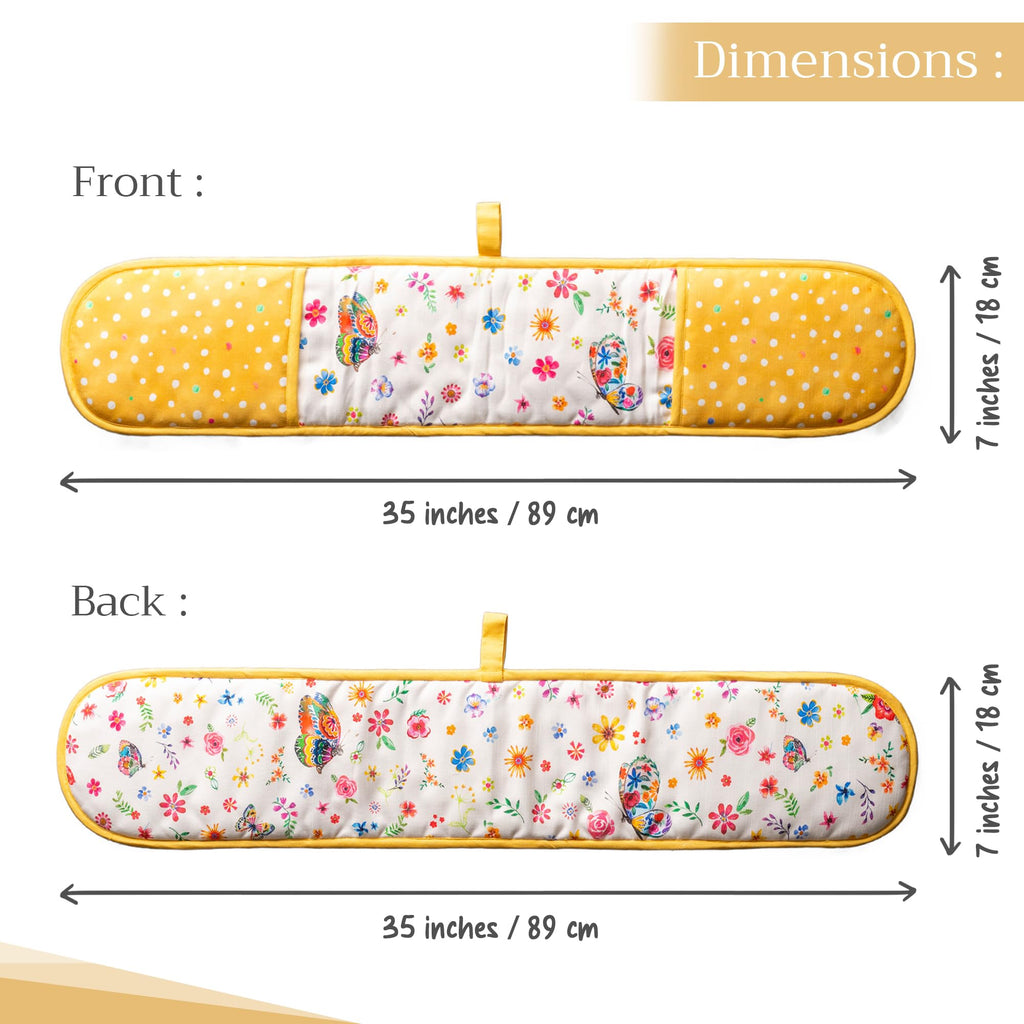 Happy Florals Double Oven Mitts