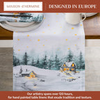 Neige de noel Table Runners