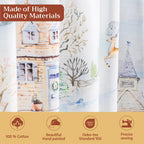 Snowy World Kitchen Curtains