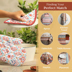 Cachemire Oven Mitts + Pot Holders