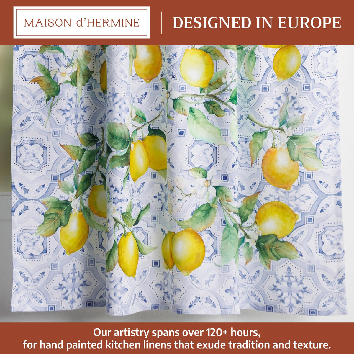 Citrus Kitchen Curtains