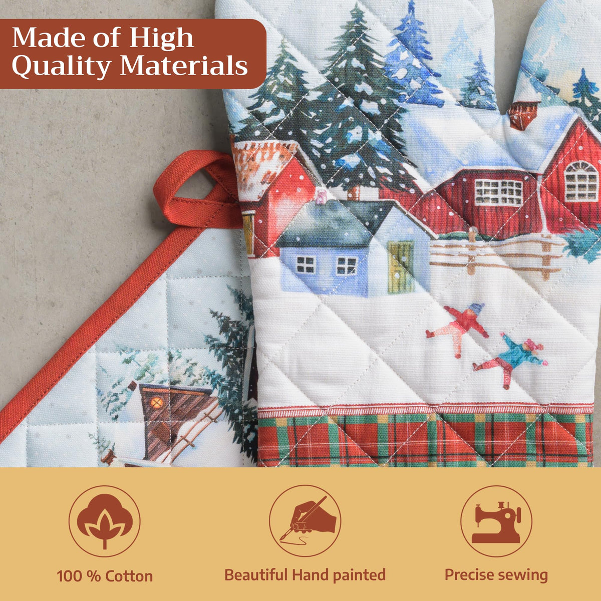 Megeve Oven Mitts + Pot Holders