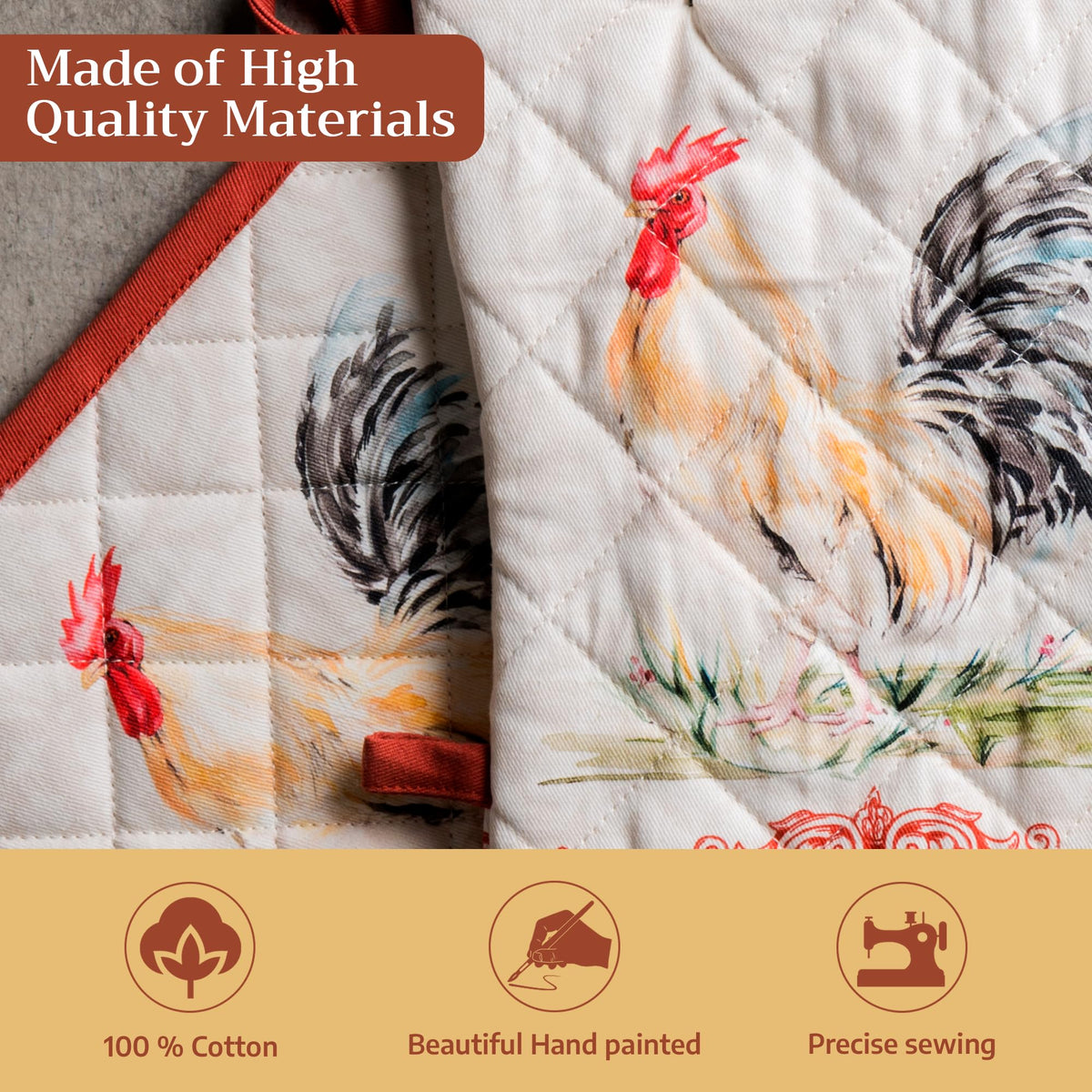 Campagne Oven Mitts + Pot Holders