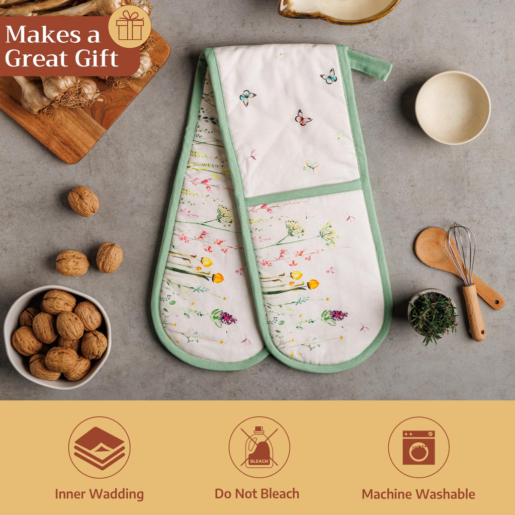Botanical Fresh Double Oven Mitts