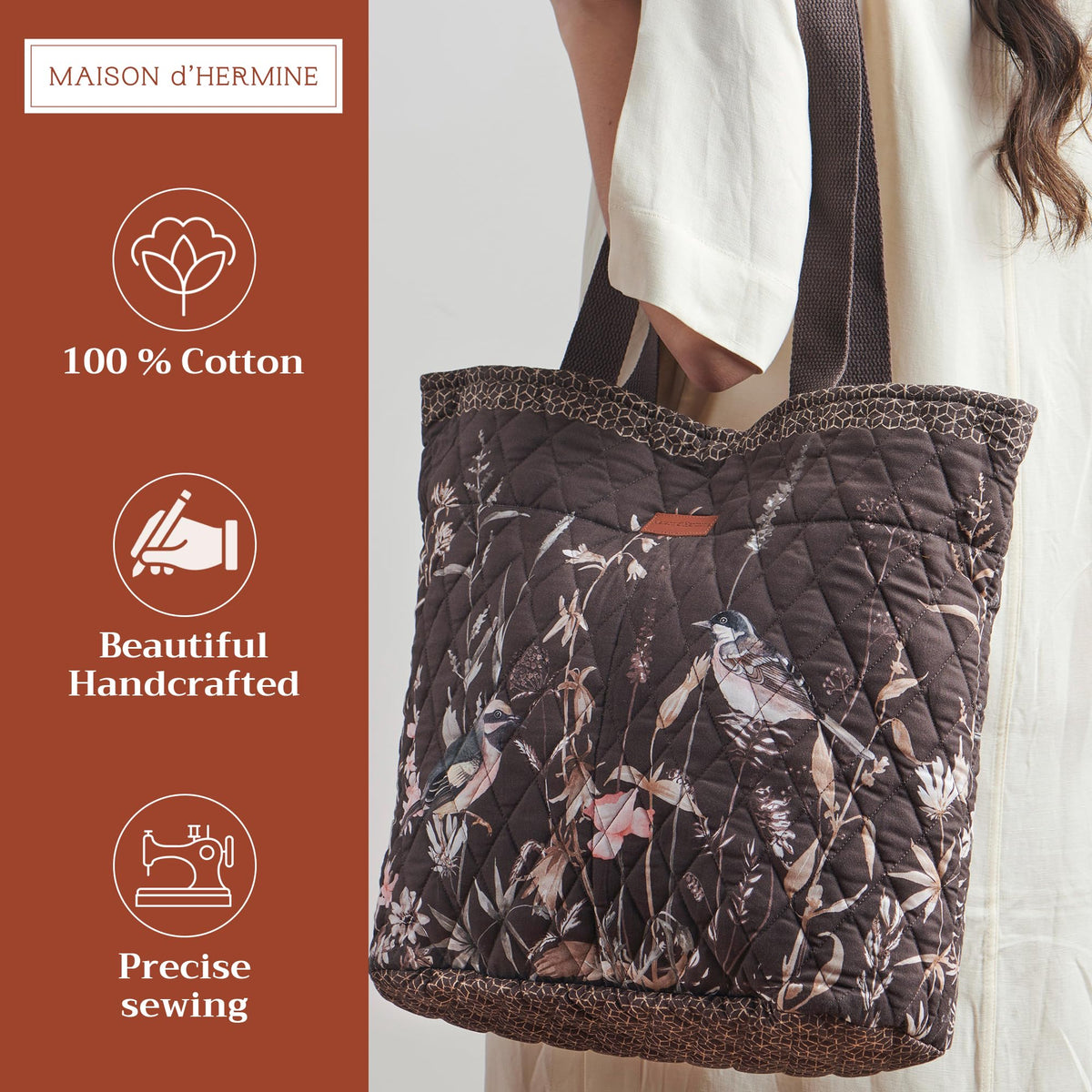 Meadow Florals Shopping Bags