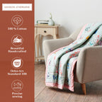 Blossoms in Spring Throw Blankets