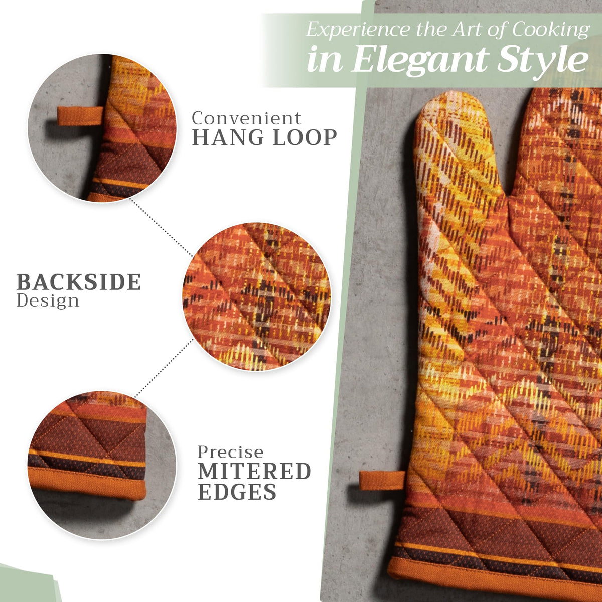 Thanksgiving Tartan Oven Mitts