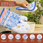 Amsterdam Canals Oven Mitts + Pot Holders
