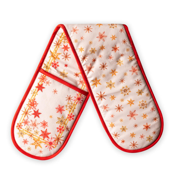 Crystal Star Double Oven Mitts