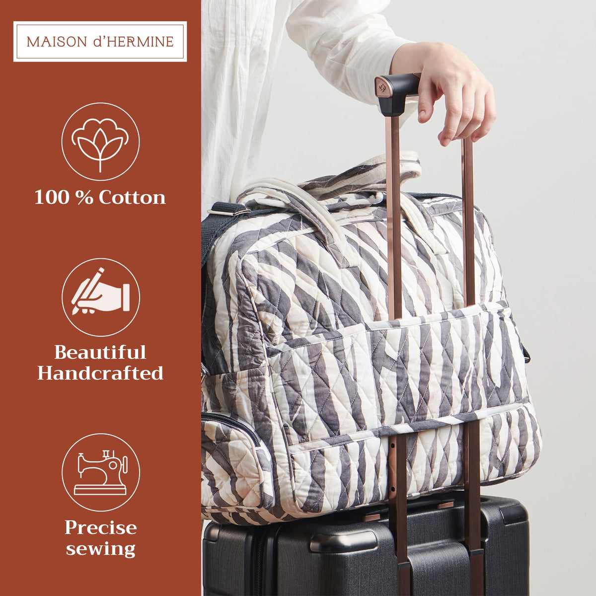 Zebra Weekend Bags