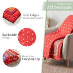 Happy Florals Throw Blankets