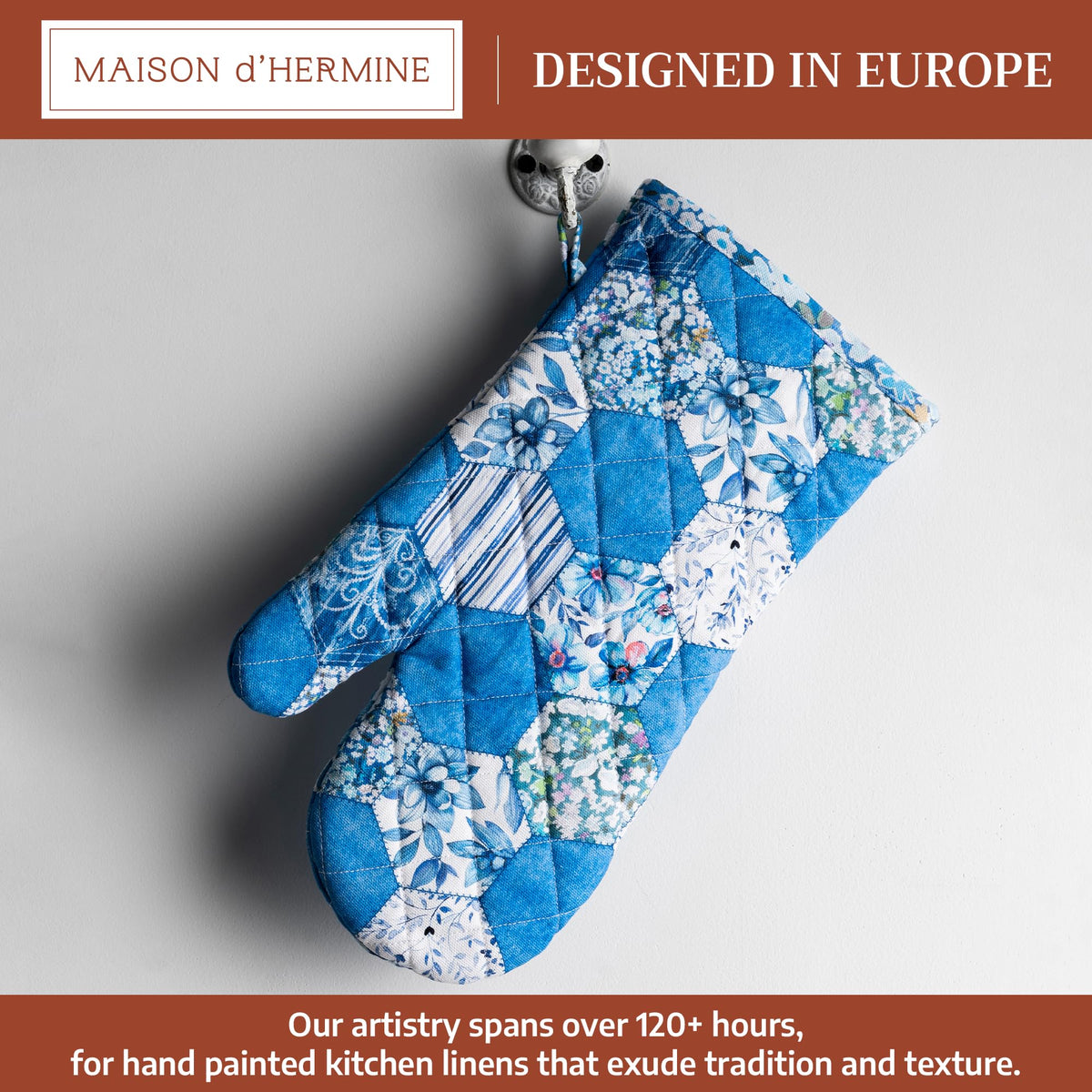 Summer Blues Oven Mitts