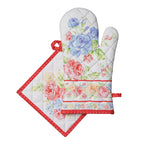 Vintage Floral Oven Mitts + Pot Holders