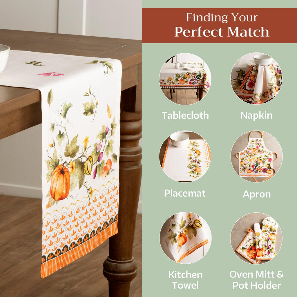 Pumpkin Garden Table Runners