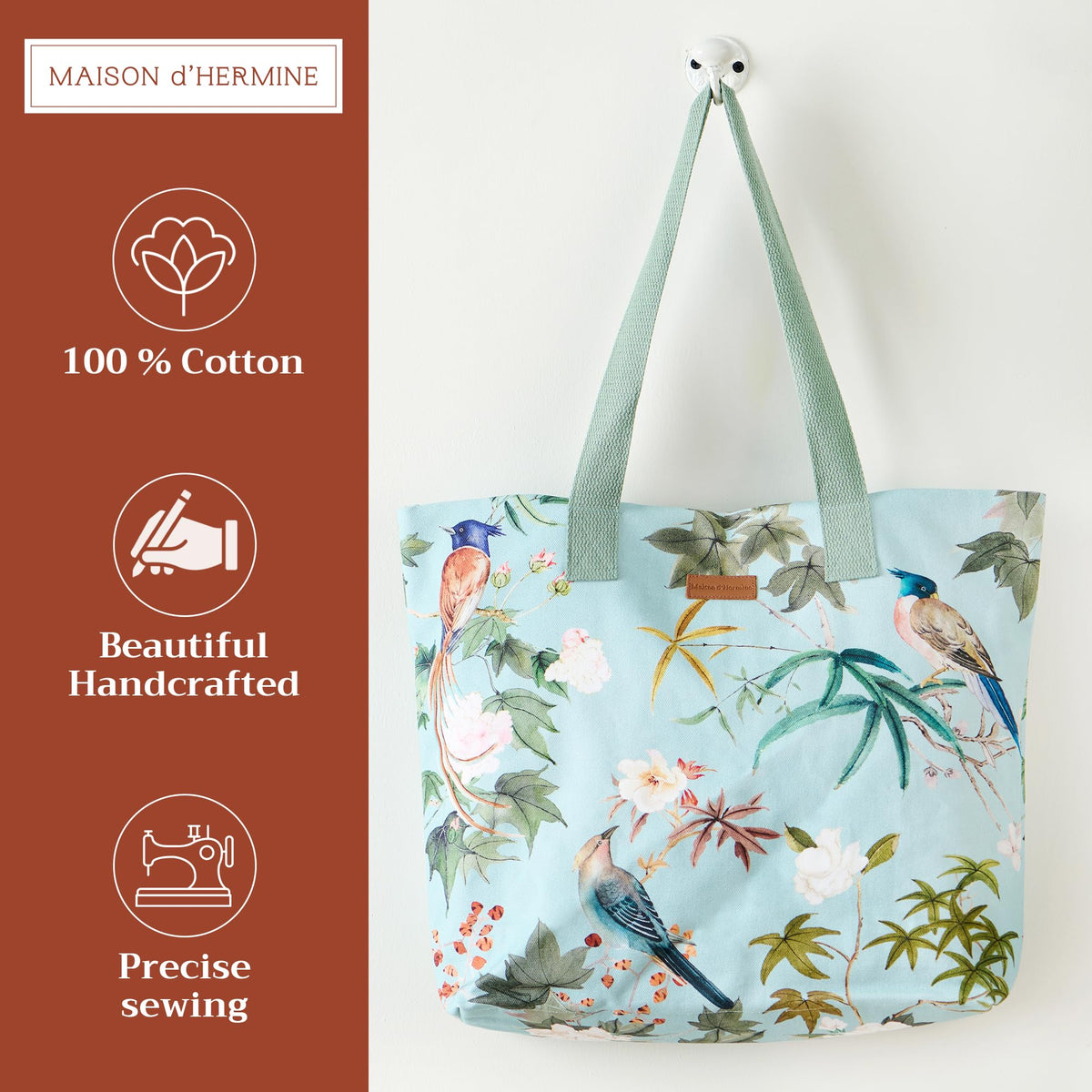 Hokuzai Canvas Tote Bags