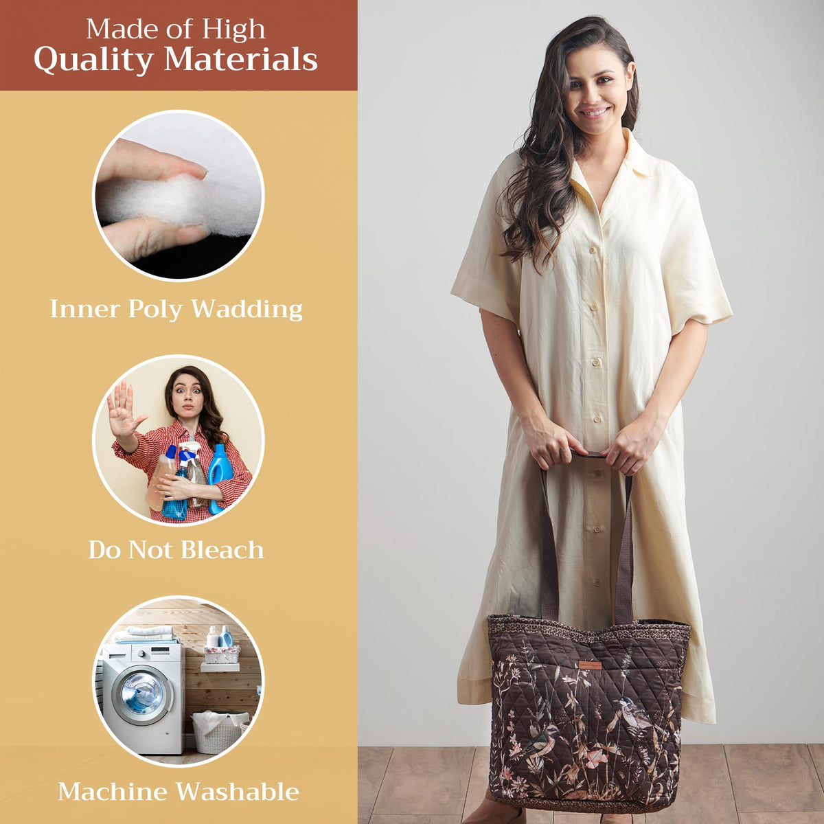 Meadow Florals Shopping Bags