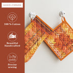 Thanksgiving Tartan Oven Mitts + Pot Holders