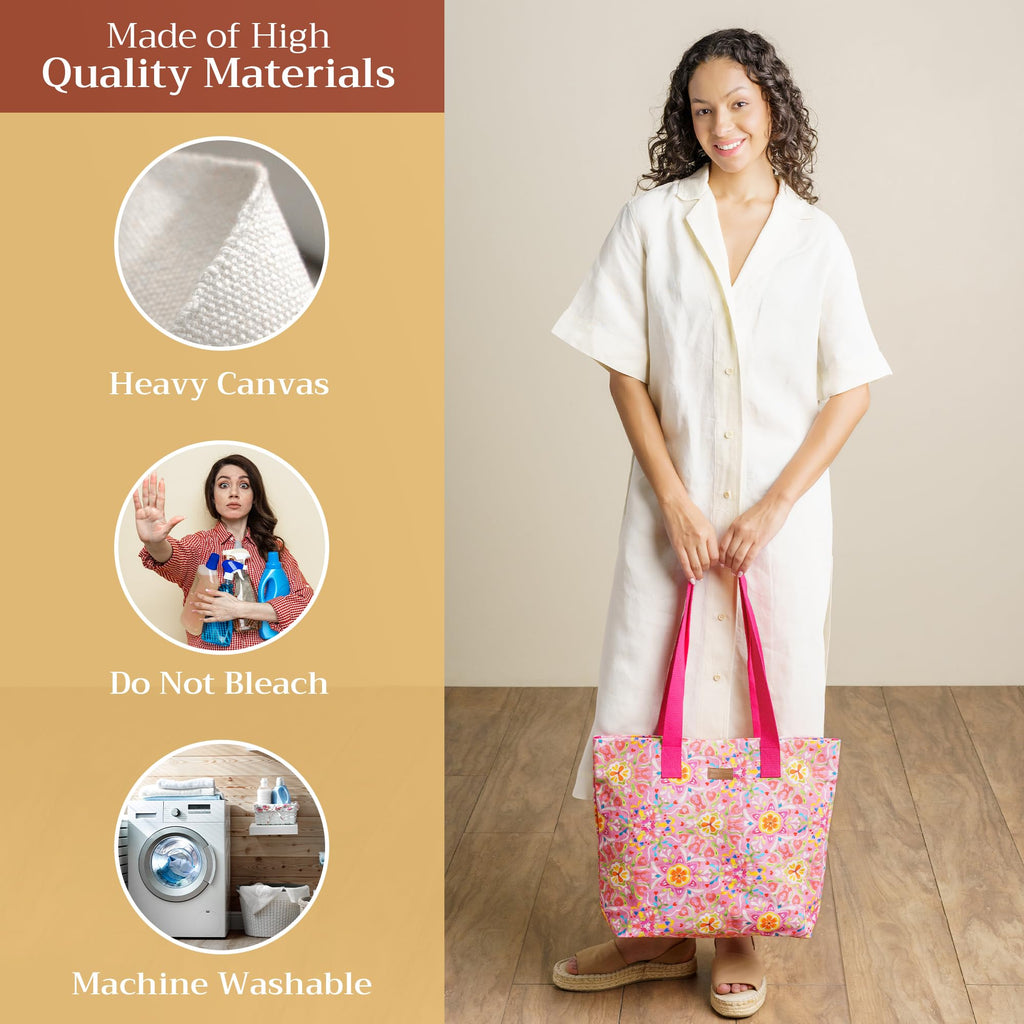 Summer Vibes Canvas Tote Bags