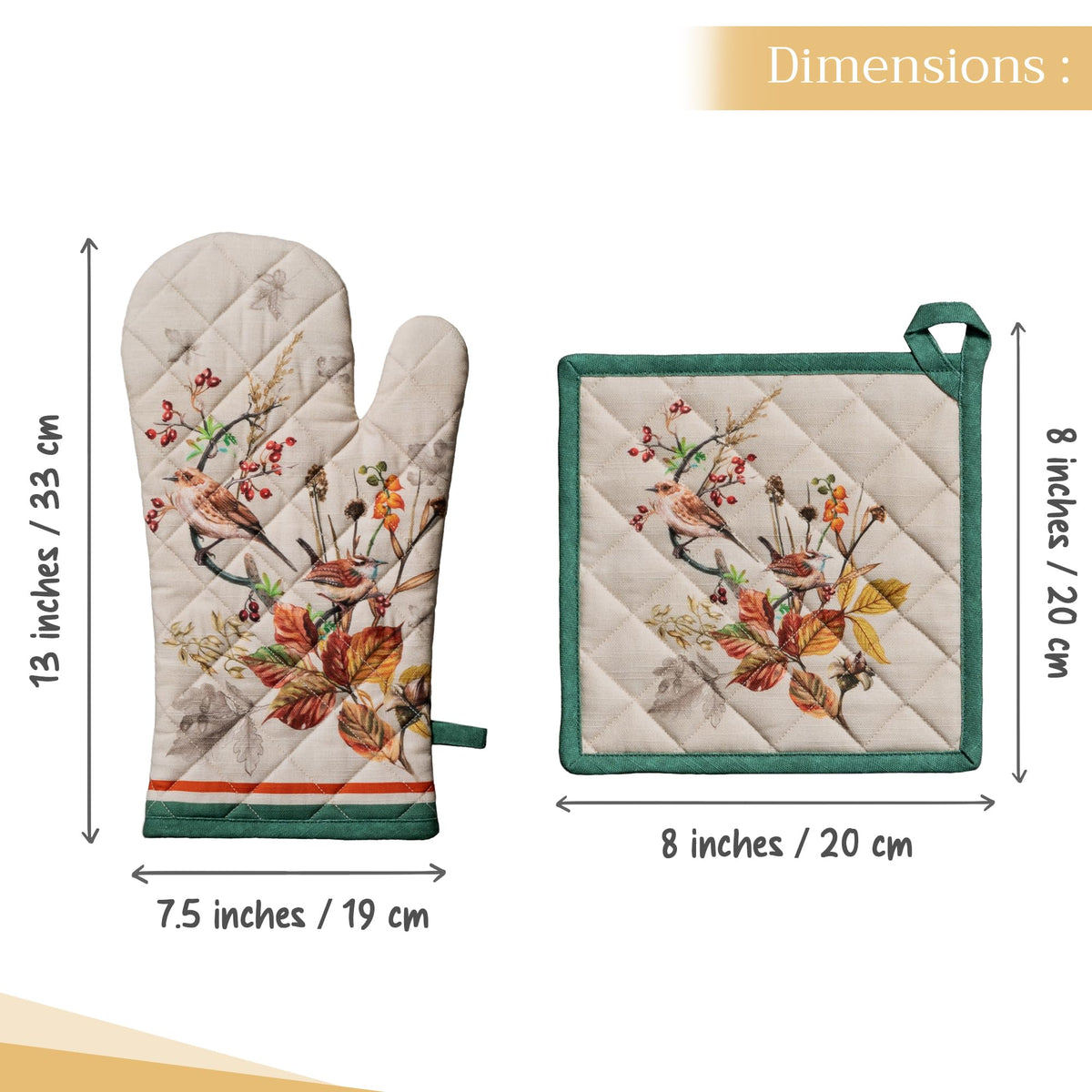 Recolte Oven Mitts + Pot Holders